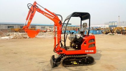 2017全新微型挖掘机价格揭晓 山鼎挖掘机全国包邮，建筑工程利器